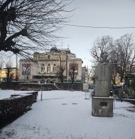 Theater in Bergen mit Henrik Ibsen