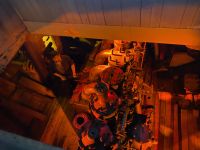 Maschinist mit Maschine