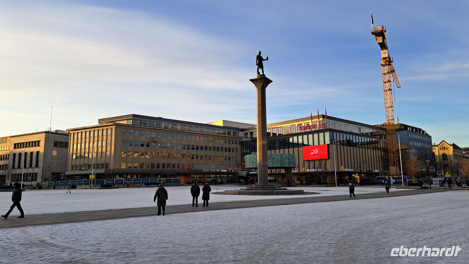 Trondheim - Olav Tryggvason Säule