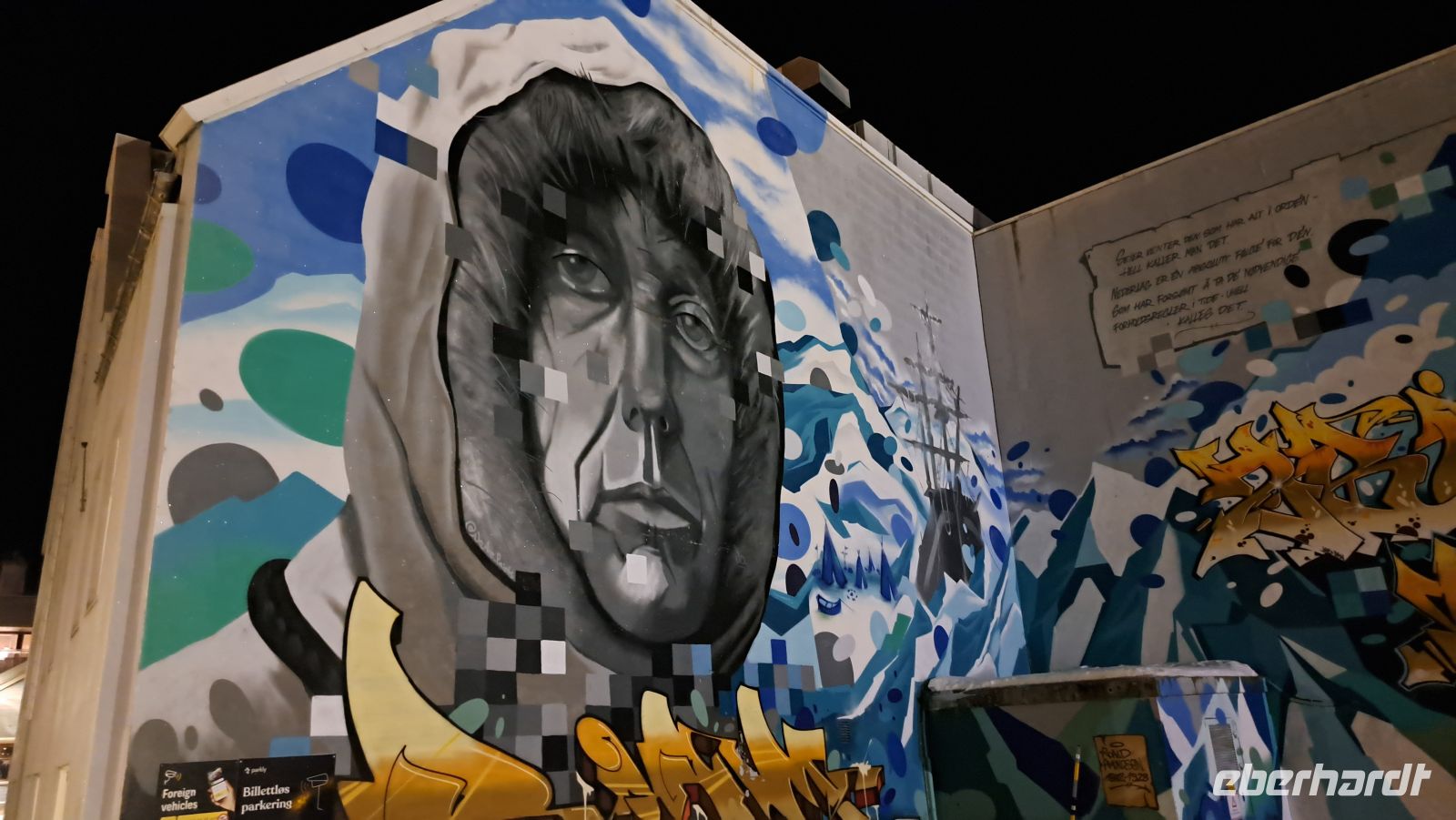 Tromsø - Streetart - Roald Amundsen