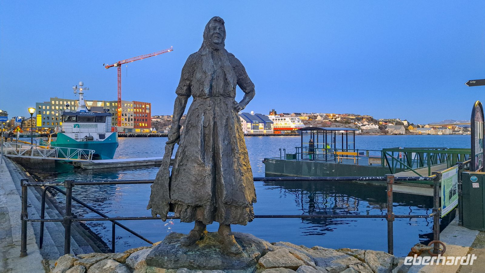 Nordmøre - Klippfischstadt Kristiansund - Klippfischfrau