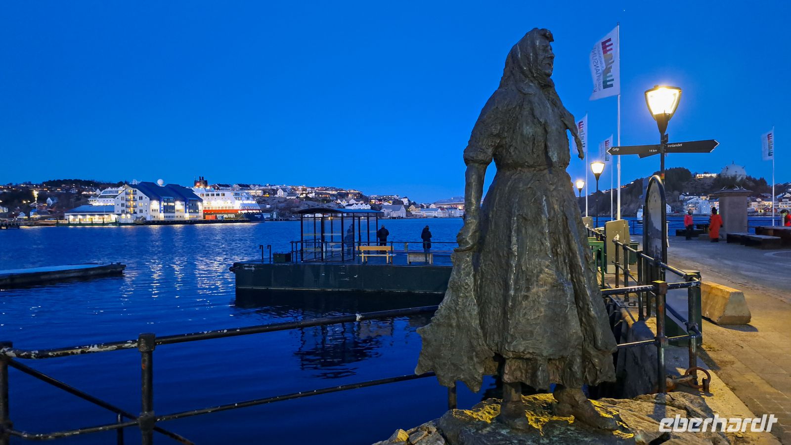 Nordmøre - Klippfischstadt Kristiansund - Klippfischfrau