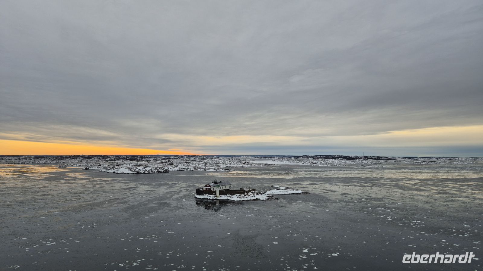 Einfahrt in den Hafen von Göteborg