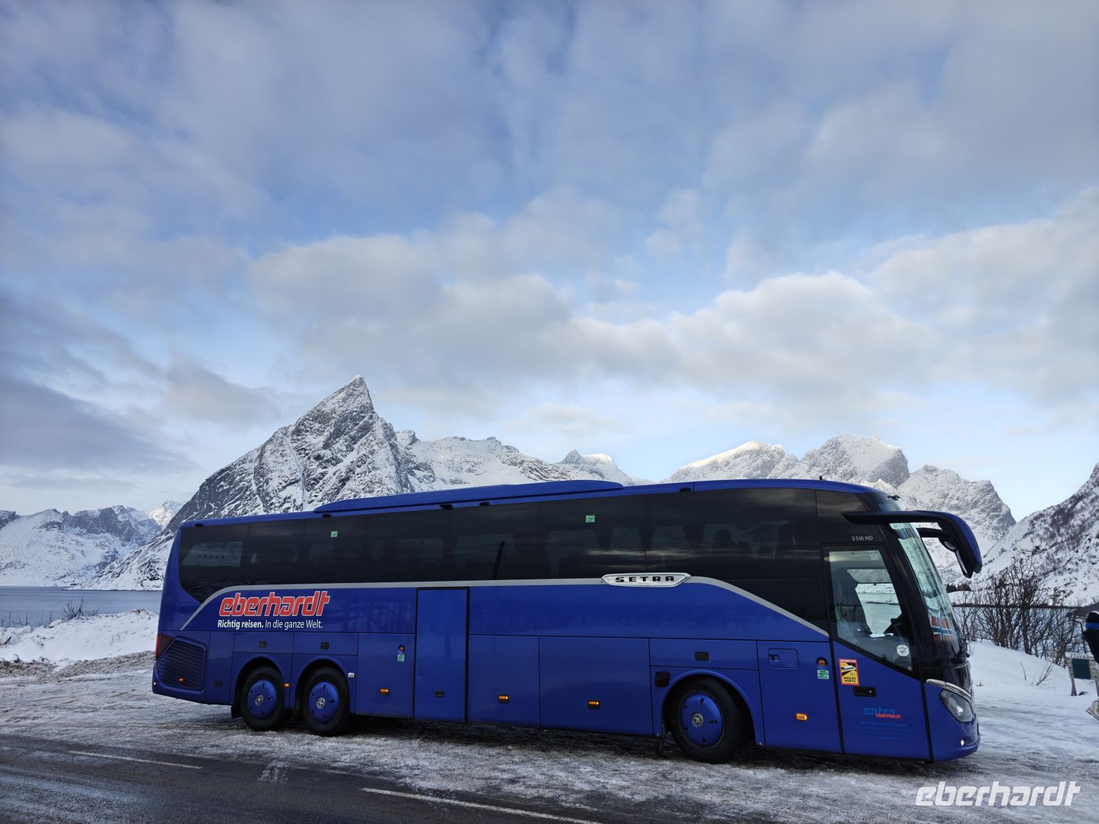 Unser Bus auf den Lofoten