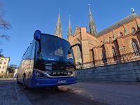 Unser Bus in Uppsala