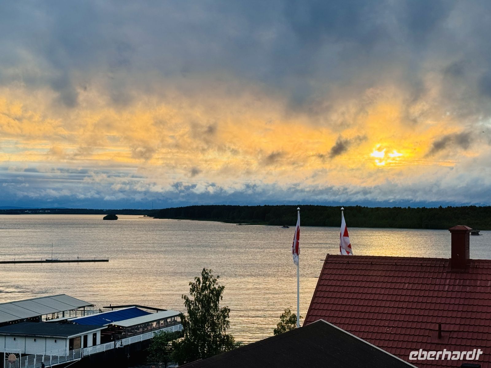 4. Tag - Sonnenuntergang über Luleå &ndash; &copy;  (Eberhardt TRAVEL)