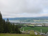 Mjösa aus der Sicht eines Skispringers.... &ndash; &copy; Marta Rass (Eberhardt TRAVEL)