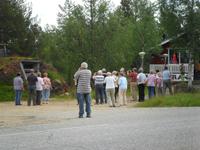 054 Finnland - Gruppe im Weihnachtsmann-Dorf 4