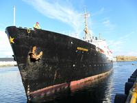 109 Hurtigruten legt an