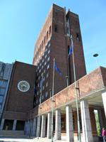 159 Norwegen, Rathaus in Oslo