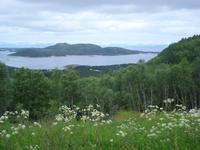 Blick auf Lofoten und Vesteralen