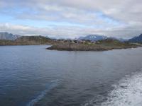 Überfahrt von Svolvaer nach Skutvik Insel Skova