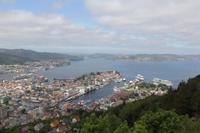 Ausblick auf Bergen