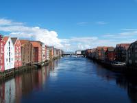 Trondheim- Speicherhäuser am Nidelv