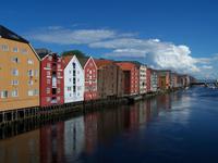 Trondheim- Speicherhäuser am Nidelv