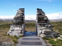 bei Hjerkinn - Blick auf die Snoehetta