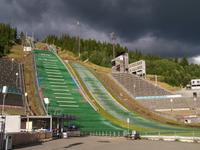 Lillehammer- an den Schanzenanlagen