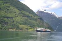Fahrt auf dem Geirangerfjord