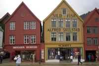 Hanseviertel Bryggen in Bergen