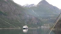 Geiranger - Fahrt durch den Geirangerfjord -