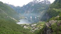 Ausflug Geiranger - Hellesylt- Blick zum Fjord -