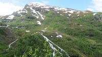 Flam - Fahrt mit der Flambahn - in Vatnahalsen - Blick ins Flamtal