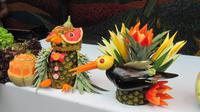 Seetag - Figuren kunstvoll aus Obst und GemÃŒse geschnitzt