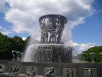 Brunnen mit Lebenszyklus