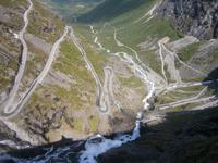 Trollstigen von oben