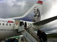 Rückflug vom Polarkreis