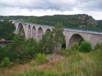 alte Brücke über den Svinesund