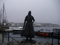 Klippfischfrau in Kristiansund