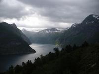 Blick auf Sunnylvsfjord-Hellesylt