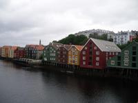 alte Speicherhäuser am Nidelv