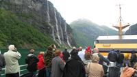 Wasserfall vom Schiff aus