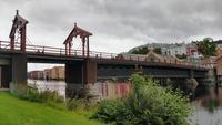 429 Trondheim, Speicherstadt und Rote Brücke