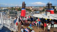 459 Göteborg, Fähre Stena Scandinavika, Spektakuläres Drehmanöver