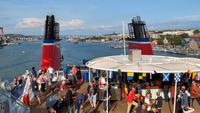 462 Göteborg, Fähre Stena Scandinavika, Spektakuläres Drehmanöver