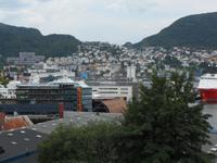 Blick auf Bergen