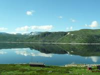 Fahrt nach Oslo, vorbei an Spiegelbildern