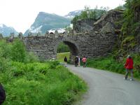 erhalten, ein StÜck alte Strasse nach Geiranger