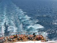 Blick vom Heck AIDAluna