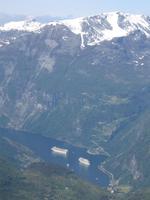 Geiranger Fjord, Blick von Dalsnibba