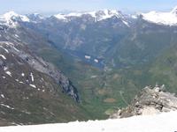 Geiranger Fjord, Blick von Dalsnibba
