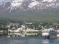 Ankunft Island, Akureyri