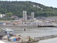 Baustelle in Oslo-Tunnel an der Oper