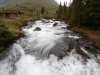 weg von Trollstige zum Fjord