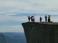 Preikestolen - Inge und Gisela