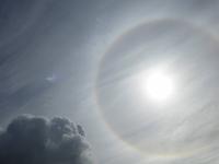 Bergen - Halo-Lichteffekt am Ulriken