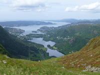 Bergen - Wanderung Ulriken - Fløyen
